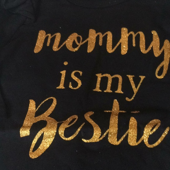 Mommy Is My Bestie Onesie w/Matching Headband - Picture 3 of 4